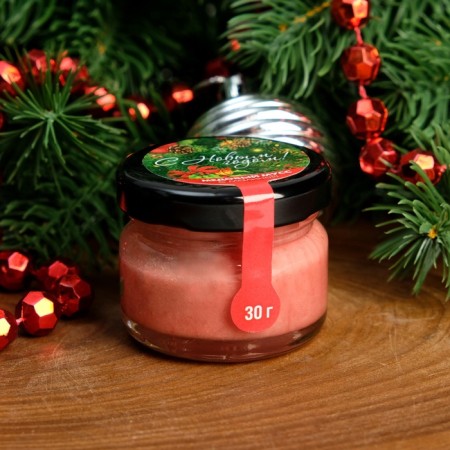 Honey mousse "Happy New Year", with raspberries, 30 g-2