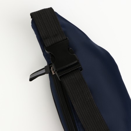 Board belt on a zipper, 2 outer pockets, blue color-3