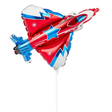 Foil ball 12 "Fighter" for a stick, the color is red-2