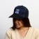 Men's cap with a net "Night", blue color, rn 56