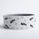 Ceramic "Fish bones and paws" 300 ml 12.5 x 4.5 cm, gray.