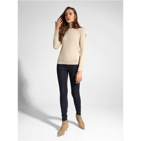 Women's sweater CONTE ELEGANT, XS size, Chai Latte color-1