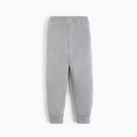 Legins knitted crumb I, height 68-74 cm, color gray color-3