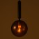 Bayerlux lamp "Javier" E14 40W Black-red 15x15x35-185 cm