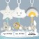 Musical Suspension "Bunny Bonnie", with a squeak, on a crib, stroller, crumb I