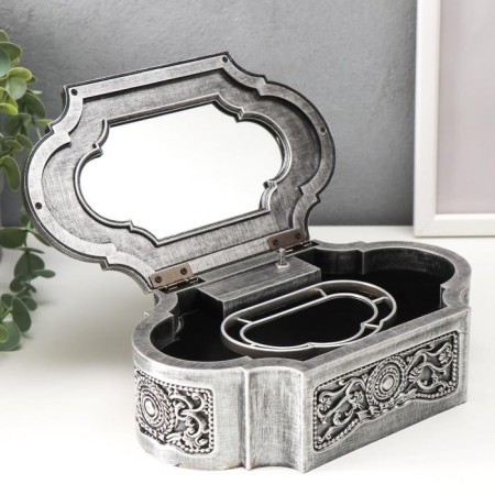 Musical Mechanical Casket "Old Pattering" 7x21x13 cm-1