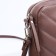 Richet Cross-Boda Bag on a zipper, external pocket, brown color