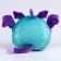 Soft toy "Dragon", purple-green