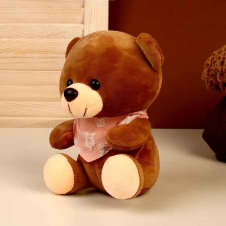 Soft toy "Mishutka in a scarf", Mix colors-2