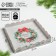 Box for confectionery with PVC cover "Winter Time", 21 x 21 x 3 cm, new year