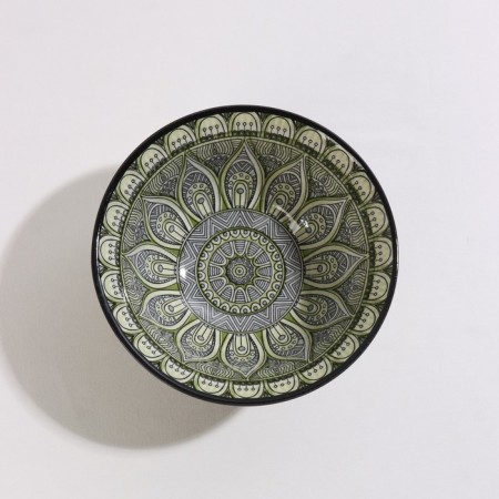 Boronnik ceramic share "Mirsoole", 350 ml, d = 12.5 cm, green color-2