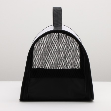Bag - Frame -40 x 25 x 25 cm, white with a cat-3