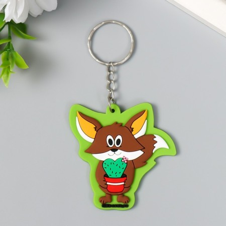 Trick Rubber "Fox with a cactus-heart" 5.5x5.5 cm