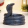 Snowstick "Snake of Cobra" Blue Lunar, 8x5cm