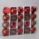 A set of jewelry plastic 40 pcs "Snow Eide day" Grace, D-6 cm, snowflake 6 cm, brown