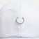 Women's cap minku with rings white color, rr 56-58