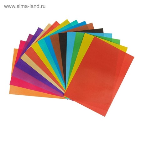 Set for children's creativity A4, 10 sheets of color Cardboard Completed, 240 g/m² + 16 sheets color two -sided paper, "fox"-3
