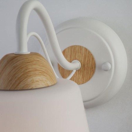 Sconces Betty, 1x40W E27, white color-2