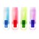 Rectangular eraser in the color of the case, in a plastic sliding holder mix
