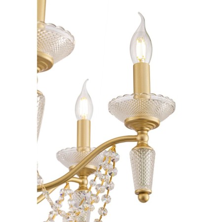 Caustra Freya FR2009PL-05G Zoe, 620x620x1620 mm, E14, 5x40W, color gold-2