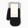 Baby mittens Minaku, col. Black, 20 cm