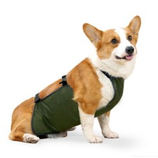 Postoperative bib for dogs weighing 15-23 kg, size XL (ON 50, 50 cm), green