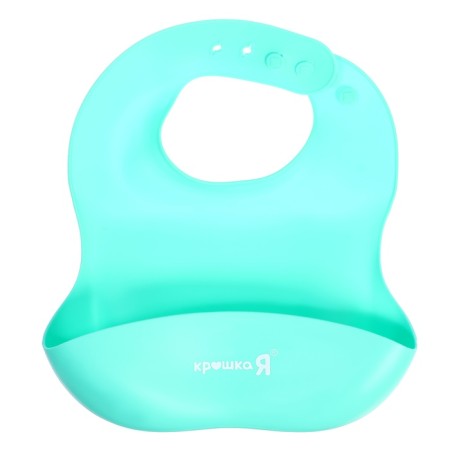 Set for feeding, food silicone, turquoise color-3