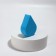 Makeup sponge "Flat drop", 6 × 4.5 cm, color mix