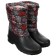 Combined boots with a latch, artificial fur, size 40, color mix