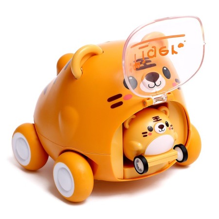 The inertial car "Tigerok", with launch, color orange-4