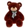 Soft toy "Bear with a bow", brown color, 160 cm