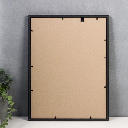 Photo frame plastic 30x40 cm black (589)-5