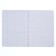 Notebook A5-80 sheets in a cage, on a crest, a plastic cover, a removable ruler of transparent plastic, lavender