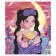A notebook of 96 sheets in a cage on the rowing "anime", the cover coated cardboard, selective varnish, rounded corners, mix