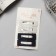 Invisibility for hair "Florence" (set 4 pcs) Geometry, 5 cm, black and white