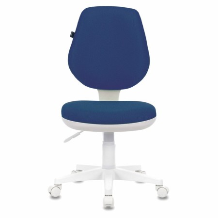 Brabix Fancy MG-201W children's chair, without armrests, white plastic, blue TW-10N-1