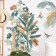 Sticker Plastic Interior color "Vase on a column in the garden" set 2 sheets 30x90 cm