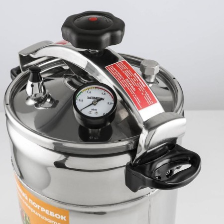 Autoclave-sterilizer "Home cellar", 22 l, manometer, thermometer, pressure discharge valve-3