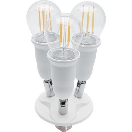 Front Continuator for Feron, LH62, E27, 250V, plastic, white color