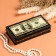 Casket - Barrier "dollar", 8.5 × 17 cm, lacquer miniature