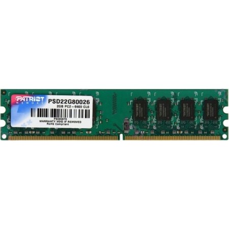 RAM PATRIOT DDR2 2GB 800MHz (PSD22G80026)