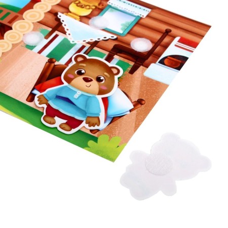 Velcro game "Theater based on the Russian folk tale" Three Bears "-3