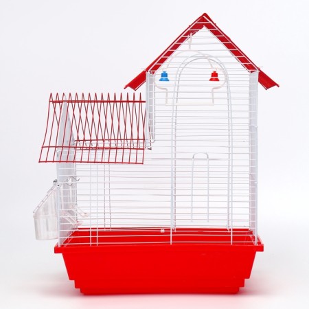 Poultry cell is equipped BD-2/5H, 34 x 27 x 47 cm, red-2