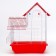 Poultry cell is equipped BD-2/5H, 34 x 27 x 47 cm, red