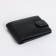 Male purse on the button, black color