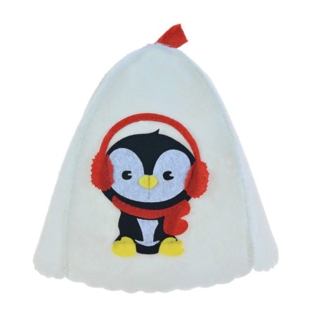 Bath cap with children's applique "Loloshenka" felt-3