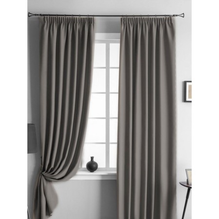Set of curtains "Blackwood", size 2x200x270 cm, dark gray color