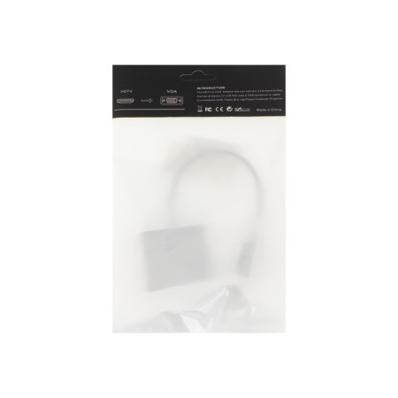 Adapter DGMedia AT1014, HDMI - VGA with audio output, black-4