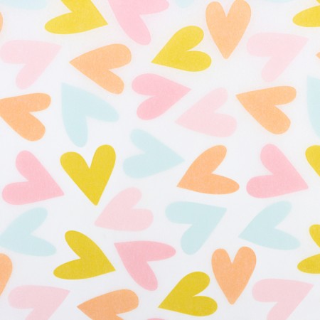 Package Paper "with love", 50 cm x 70 cm, 17 grams-2