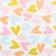 Package Paper "with love", 50 cm x 70 cm, 17 grams
